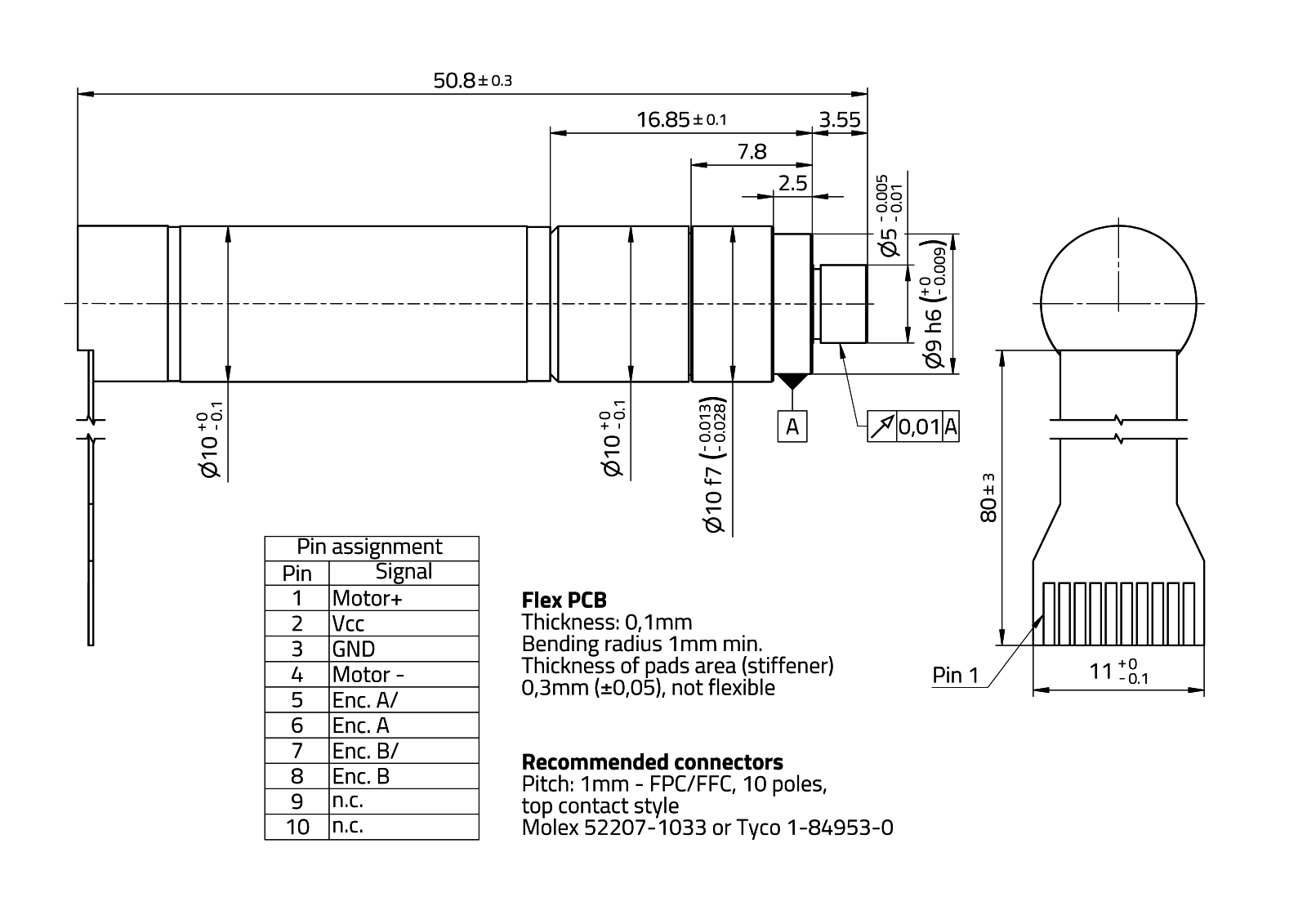 MaalonDrive® HighVac 10mm - Type 8