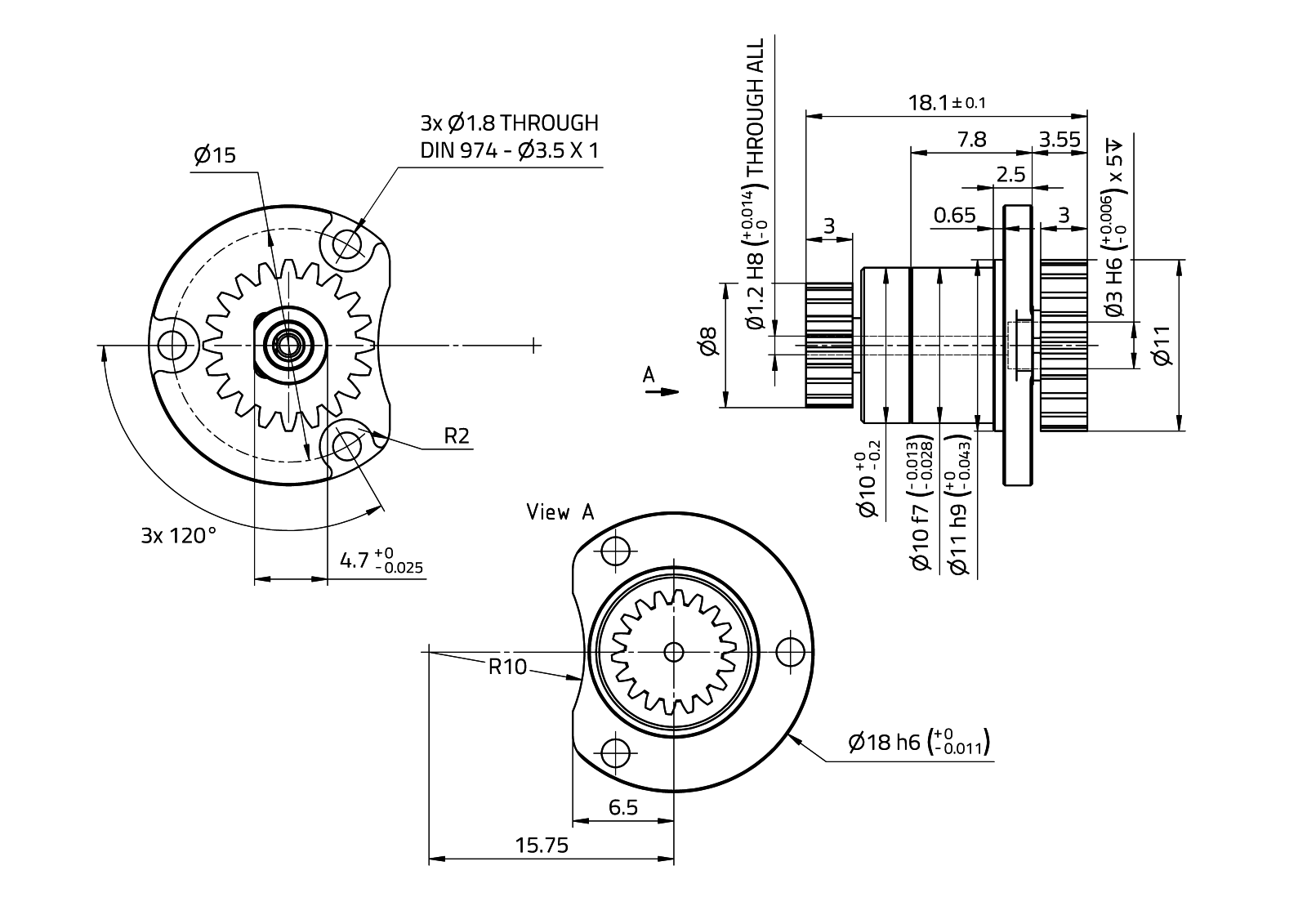 CoograDrive® SpecialShaft 10mm - Type 3